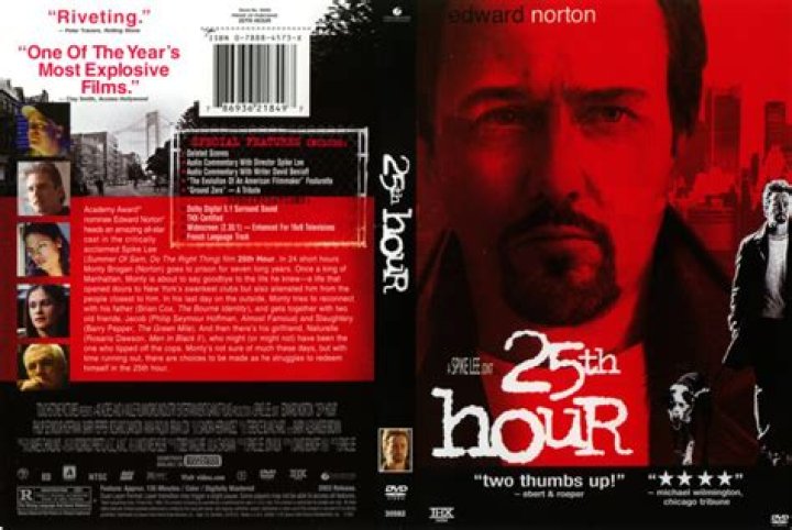 A DVD Cover Of 25th Hour