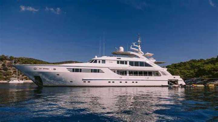 A Picture Of The Yacht Anil Gifted His Wife, Tina.