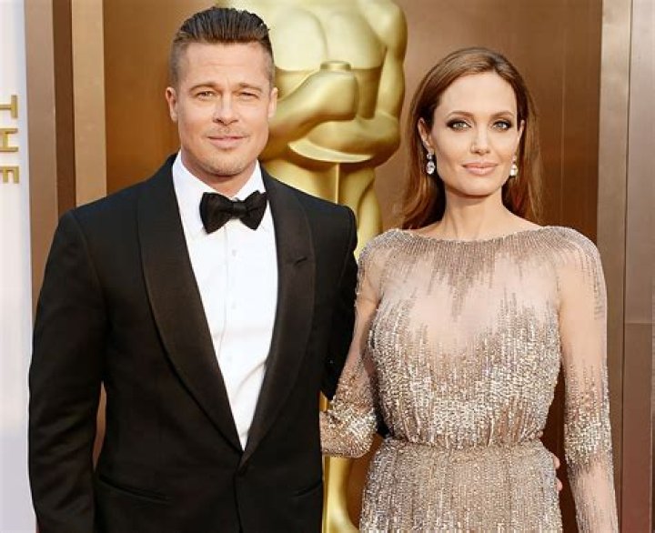 Brad Pitt and Angelina Jolie 