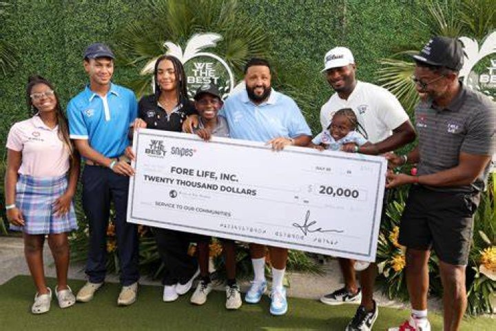 DJ Khaled donates $20K to young golfers