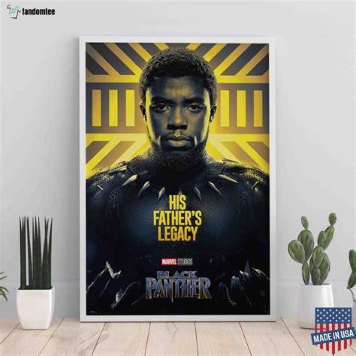 Marvel Creates Stunning Poster In Honor Of Chadwick Boseman